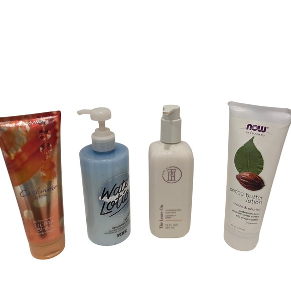 Other - 4 Bath Body Works Glow, Bath by Pth hydrating, Water hyaluronic acid Lotion,